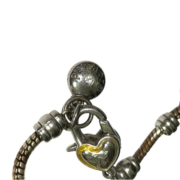 Pandora Moments Snake Murano Beads Charm Bracelet - Picture 5 of 7